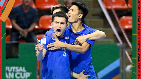 Ngược dòng ngoạn mục, ĐT futsal Thái Lan vào bán kết giải châu Á
